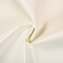 Ткань Дерматин (Кожзам) для мебели, цвет Белый (на отрез)  в Протвино