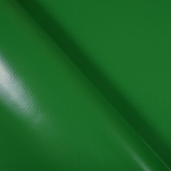 Ткань ПВХ 450 гр/м2, Зелёный (Ширина 160см), на отрез  в Протвино