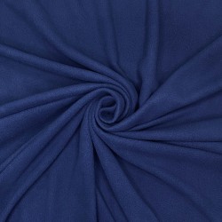 Флис Односторонний 130 гр/м2, цвет Темно-синий (на отрез)  в Протвино