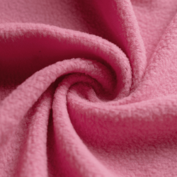 Флис Односторонний 130 гр/м2, цвет Розовый (на отрез)  в Протвино