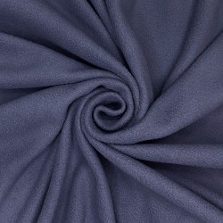 Ткань Флис Односторонний 130 гр/м2, цвет Темно-серый (на отрез)  в Протвино