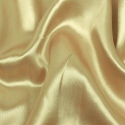 Ткань Атлас-сатин ЛЮКС, цвет Золотой (на отрез)  в Протвино