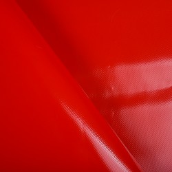 Ткань ПВХ 450 гр/м2, Красный (на отрез)  в Протвино