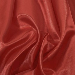 Ткань Атлас-сатин, цвет Красный (на отрез)  в Протвино