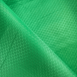 Ткань Оксфорд 300D PU Рип-Стоп СОТЫ, цвет Зелёный (на отрез)  в Протвино