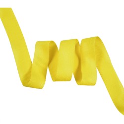 Окантовочная лента-бейка, цвет Жёлтый 22мм (на отрез)  в Протвино